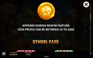 3 Wonders Santa Back to Work – Paytable