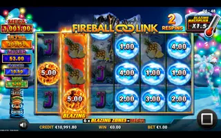 8 Balls of Fire: Xmas Bounty – Bonus round
