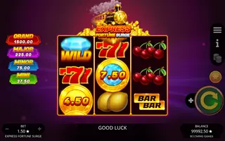 Express Fortune Surge – Feature in play
