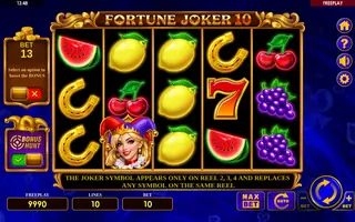 Fortune Joker 10 – Game rules