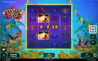 Drum Rolls & Reels – Winning spin