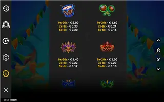 Drum Rolls & Reels – Paytable