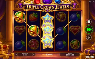 Triple Crown Jewels – Feature in play