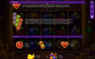 Triple Crown Jewels – Paytable