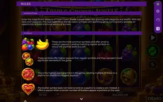 Triple Crown Jewels – Game rules