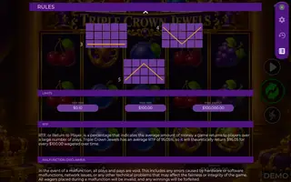 Triple Crown Jewels – Game rules