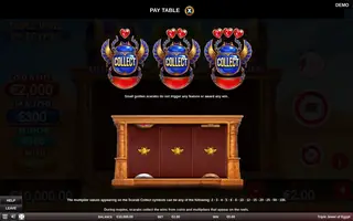 Triple Jewel Of Egypt – Paytable