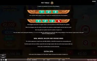 Triple Jewel Of Egypt – Game rules