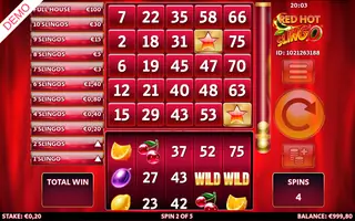 Red Hot Slingo – Feature in play