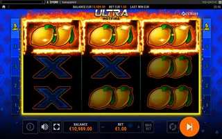 Ultra HOTFIRE – Feature in play
