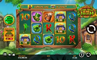 Secret Riches of the Irish – Feature in play