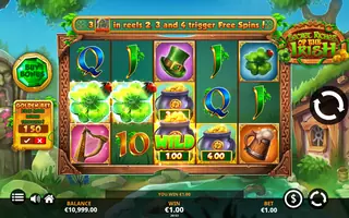Secret Riches of the Irish – Feature in play