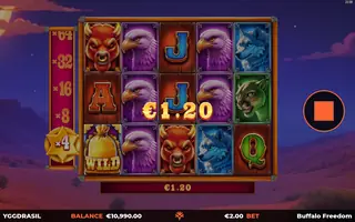 Buffalo Freedom DoubleMax – Winning spin