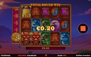 Buffalo Freedom DoubleMax – Winning spin