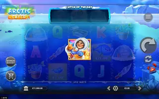 Arctic Catch – Feature in play