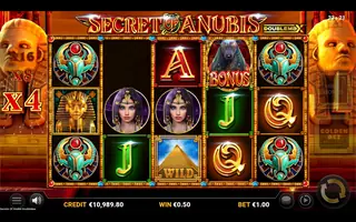 Secret of Anubis DoubleMax – Feature in play