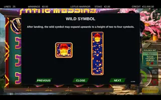 Lotus Warrior – Game rules