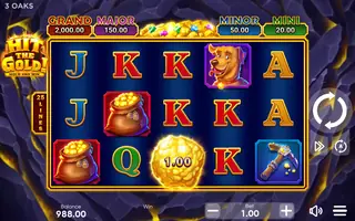 Hit the Gold – Feature in play