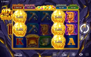Hit the Gold – Feature in play