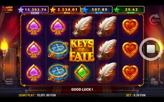 10 Keys of Fate – Feature in play