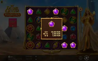 Divine Queen: Power of Sun – Paytable