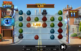 Birds in the City – Free spins