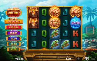 Aztec Fire 2 – Feature in play