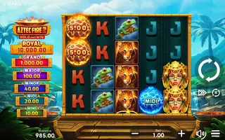 Aztec Fire 2 – Bonus round