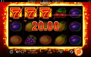 10 Hot HOTFIRE – Winning spin