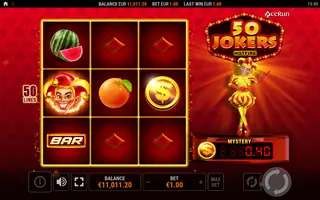50 Jokers HOTFIRE – Winning spin