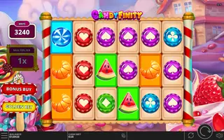 Candyfinity – Feature in play