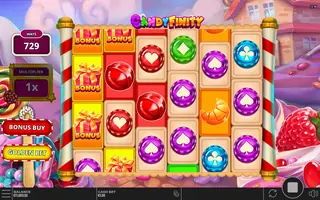Candyfinity – Feature in play