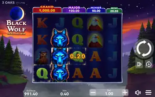 Black Wolf – Feature in play