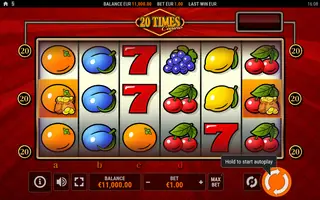 20 Times Casino – Base game