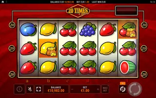 20 Times Casino – Feature in play