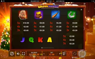 Golden Donkey XMAS – Paytable