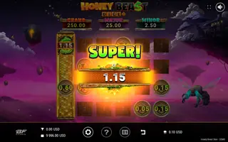 Honey Beast Dice – Bonus round