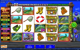 Fishing Bob – 1024 Ways Hot Roll Jackpots – Base game