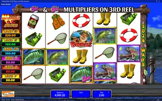Fishing Bob – 1024 Ways Hot Roll Jackpots – Winning spin