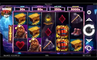 Major Miners – Winning spin