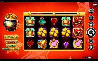 Star Stash Wild 7’s – Feature in play