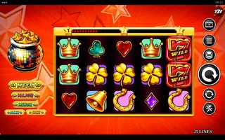 Star Stash Wild 7’s – Feature in play