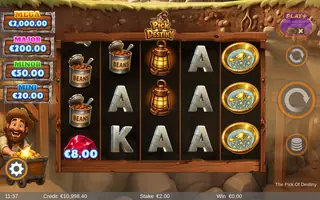 The Pickaxe of Destiny – Winning spin