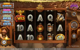 The Pickaxe of Destiny – Winning spin