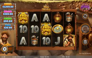 The Pickaxe of Destiny – Winning spin