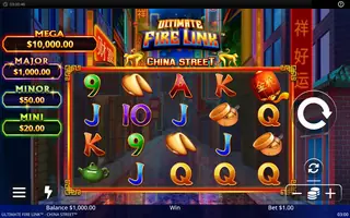Ultimate Fire Link China Street – Base game