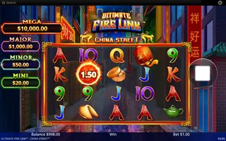 Ultimate Fire Link China Street – Winning spin