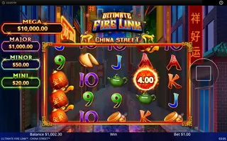 Ultimate Fire Link China Street – Winning spin