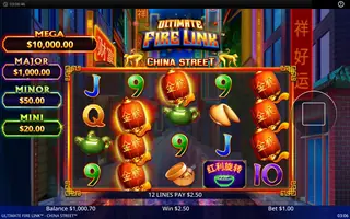 Ultimate Fire Link China Street – Winning spin