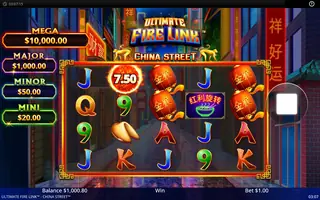 Ultimate Fire Link China Street – Winning spin